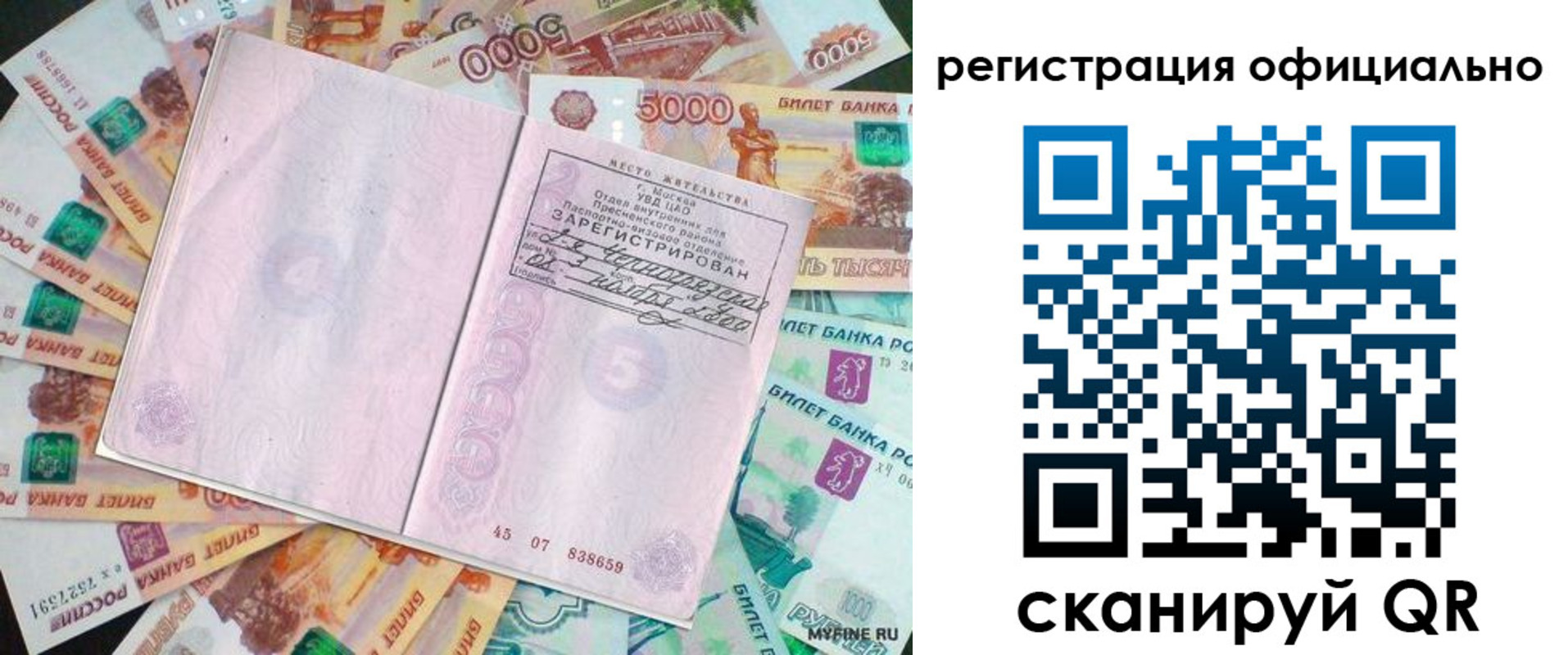 временная регистрация в квартире в Ермолино